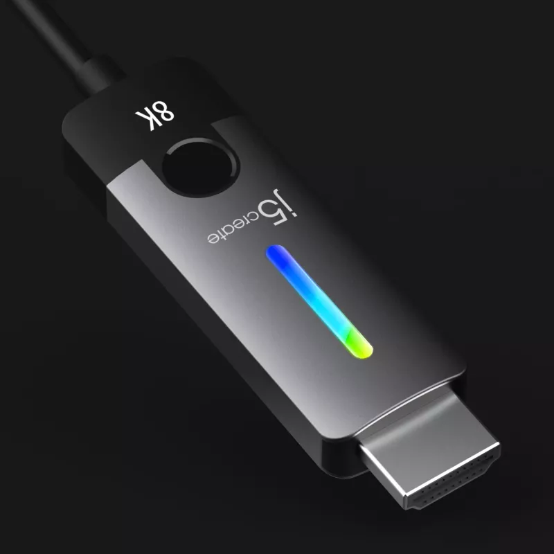 j5create JCC157-N USB-C uz HDMI 2.1 8K kabelis 1,79 m