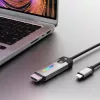 j5create JCC157-N USB-C uz HDMI 2.1 8K kabelis 1,79 m