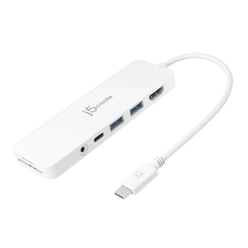 USB-C Multi Adapter j5create JCD373-N 60W Power Delivery 4K