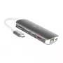 j5create JCD383 USB-C™ 9-in-1 daudzfunkciju adapteris, sudraba un balts