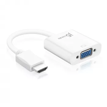 j5create JDA213 HDMI uz VGA pārveidotājs Balts 0,1 m 1920x1080P