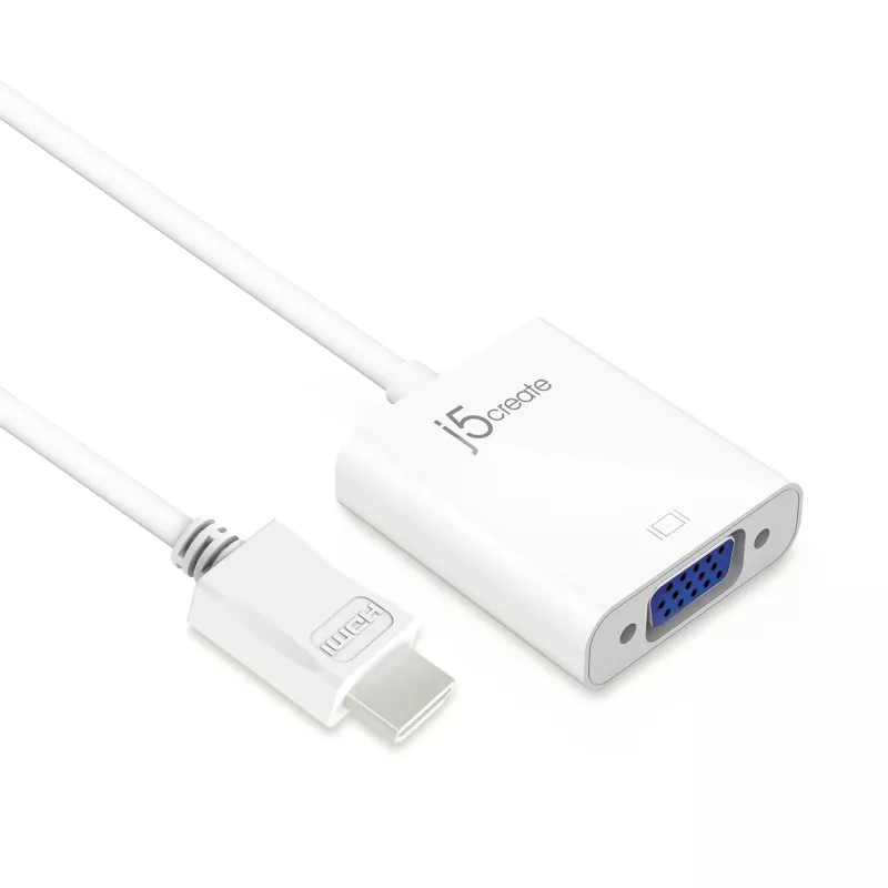 j5create JDA213 HDMI uz VGA pārveidotājs Balts 0,1 m 1920x1080P