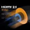 j5create JDC53 īpaši ātrgaitas 8K UHD HDMI™ kabelis, melns un pelēks, 2 m