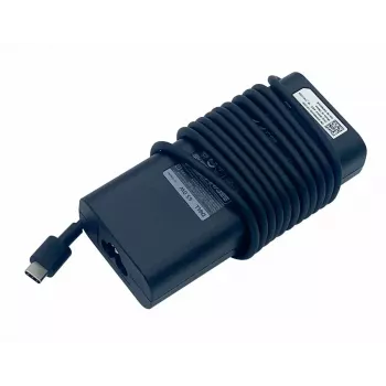AC adapter Dell JJV9D 65W ar USB — 65W barošanas bloks Dell klēpjdatoriem ar USB izvadu