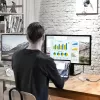 j5create JUA365 USB™ 3.0 uz diviem HDMI vairāku monitoru adapteris, sudraba