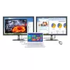 j5create JUA365 USB™ 3.0 uz diviem HDMI vairāku monitoru adapteris, sudraba