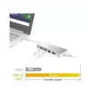 j5create JUD380 USB™ 3.0 Mini dokstacija, 1x HDMI ports un 3x USB porti, sudraba