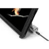 Kensington bloķējams kabeļa slēdzene Surface Pro un Surface Go, 1,8 m, Kensington, Atslēga, Oglekļa tērauds, Melna, Sudraba