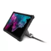 Kensington bloķējams kabeļa slēdzene Surface Pro un Surface Go, 1,8 m, Kensington, Atslēga, Oglekļa tērauds, Melna, Sudraba