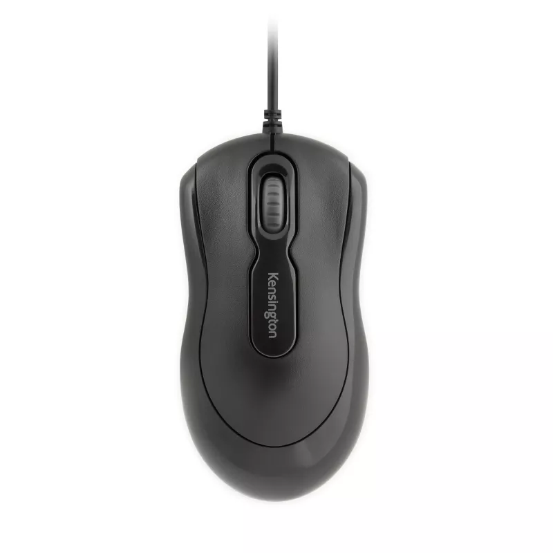 Kensington pele vada kastītē, piemērota abām rokām, optiska, USB Type-A, 800 DPI, melna