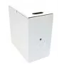 Ethernet kabelis MicroConnect U/UTP CAT6 305m balts, viendzīslu tīkla kabelis