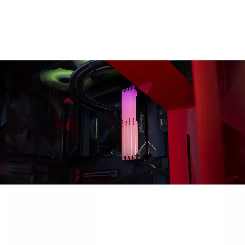 Kingston Technology FURY Beast 128GB 3600MT/s DDR4 CL18 DIMM (4 gab. komplekts) RGB