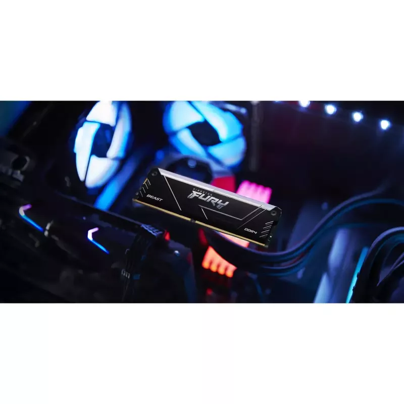 Kingston Technology FURY Beast 128GB 3600MT/s DDR4 CL18 DIMM (4 gab. komplekts) RGB