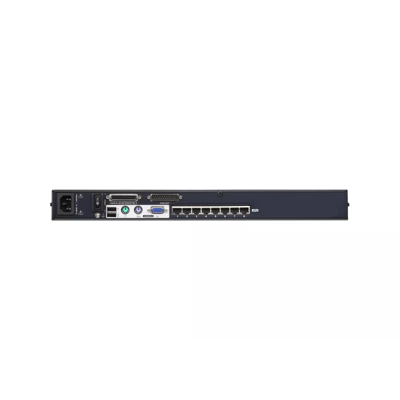 ATEN 8-Port Cat 5e/6 KVM Switch, 1920 x 1200 pikseļi, Ethernet LAN, WUXGA, 5.1 W, Melns