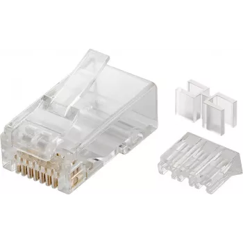 Microconnect KON505-10 vadu savienotājs RJ45 caurspīdīgs