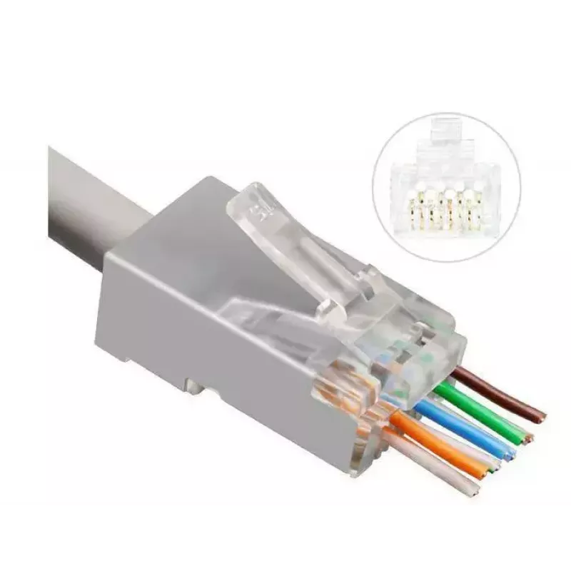 Microconnect KON512-50EZ vadu savienotājs RJ45 Sudraba
