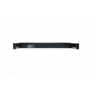 LevelOne 19 collu platekrāna LCD KVM plaukta konsole, ASV tastatūra