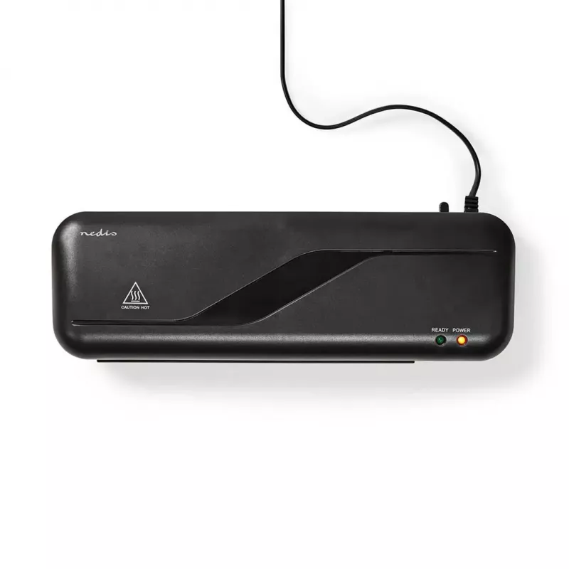 Laminators Nedis LAMI112BK4 karstais laminators, 230 mm/min, melns