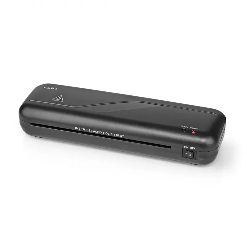 Laminators Nedis LAMI112BK4 karstais laminators, 230 mm/min, melns