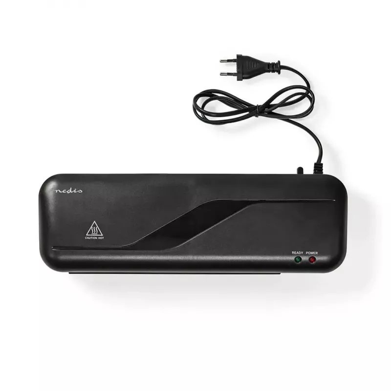 Laminators Nedis LAMI112BK4 karstais laminators, 230 mm/min, melns