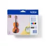 Brother LC-127XLVALBPDR tintas kasetne 4 gab. Oriģināla melna, ciāna, fuksīna, dzeltena
