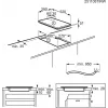 Electrolux Serie 300 LIT30231C melna iestrādājama 29 cm zonas indukcijas plīts virsma ar 2 zonām