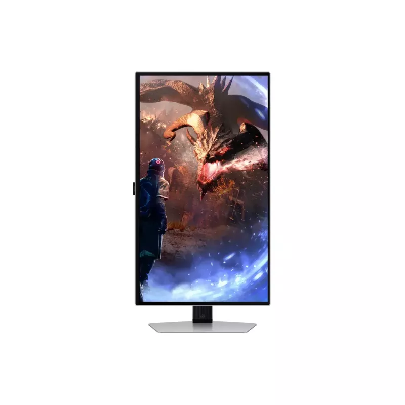 27 collu OLED monitors Samsung G60SD LS27DG602SUXEN — 2560x1440 QHD, 0,03 ms, 178° skata leņķis, USB 3.2 centrmezgls, VESA, sudraba