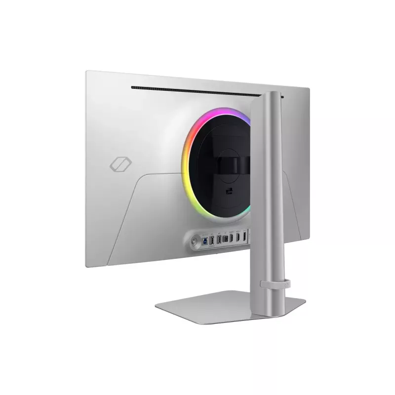 27 collu OLED monitors Samsung G60SD LS27DG602SUXEN — 2560x1440 QHD, 0,03 ms, 178° skata leņķis, USB 3.2 centrmezgls, VESA, sudraba