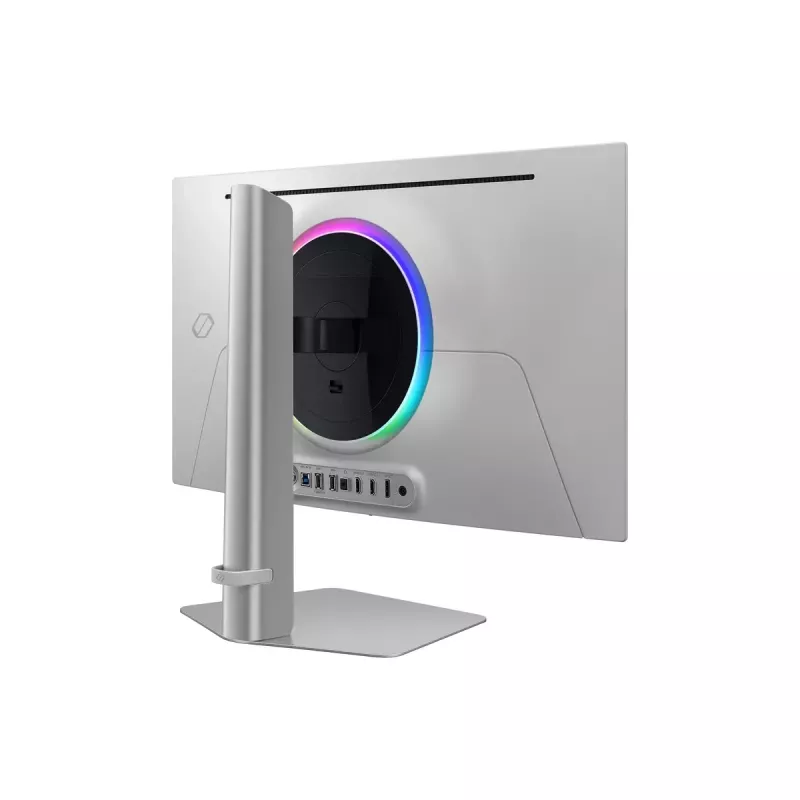 27 collu OLED monitors Samsung G60SD LS27DG602SUXEN — 2560x1440 QHD, 0,03 ms, 178° skata leņķis, USB 3.2 centrmezgls, VESA, sudraba