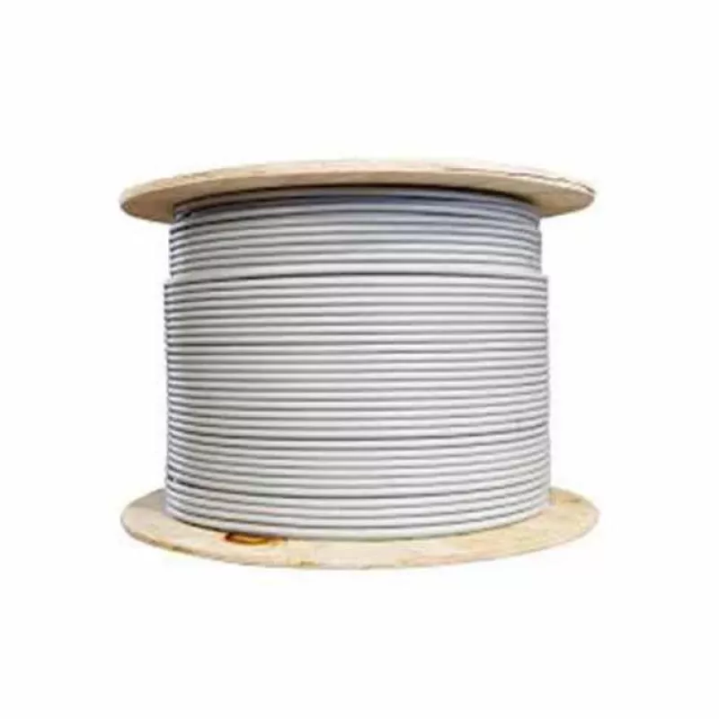Cat6a U-FTP Dual Network kabelis 4x2xAWG23 LSZH Balts