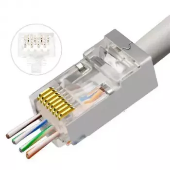 Lanview LVN125310 vadu savienotājs RJ45 Caurspīdīgs