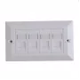 Lanview LVN126188UK-4 kontaktligzdu kārba RJ-45, balta