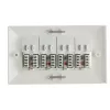 Lanview LVN126188UK-4 kontaktligzdu kārba RJ-45, balta