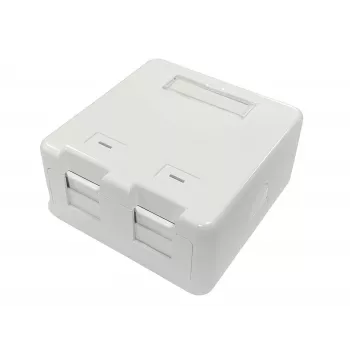 Lanview LVN127767 kontaktligzda 2 x RJ-45, balta