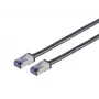 Tīkla kabelis Lanview LVN-CAT6A-FLEX-20M S/FTP Cat6a 20m Melns