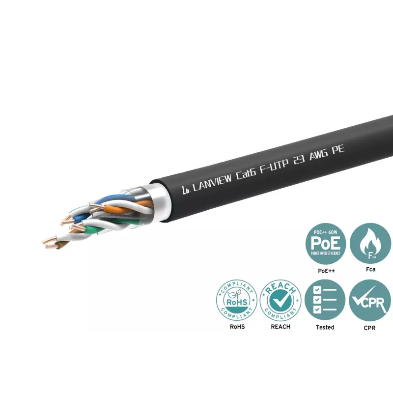 Lanview LVN-CAT6PE-FUTP-305M tīkla kabelis Cat6 F/UTP (FTP)