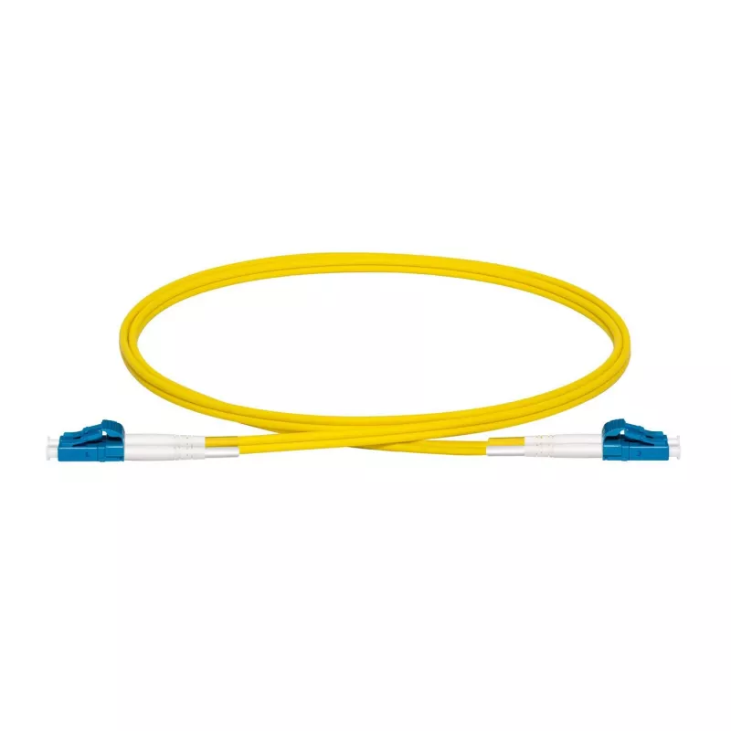 Lanview LVO231407 InfiniBand/optiskās šķiedras kabelis 2 m 2x LC Dzeltens