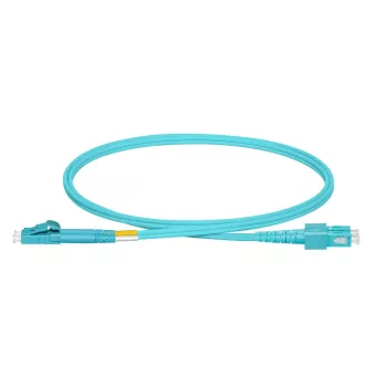 Lanview LVO231477 InfiniBand/optiskās šķiedras kabelis 1 m 2x LC 2x SC akvamarīna krāsā