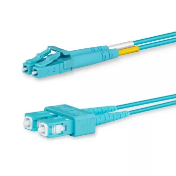 Lanview LVO231479 InfiniBand/optiskās šķiedras kabelis 5 m 2x LC 2x SC akvamarīna krāsā