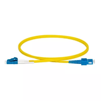 Lanview LVO231493 InfiniBand/optisko šķiedru kabelis 3 m 2x LC 2x SC Dzeltens