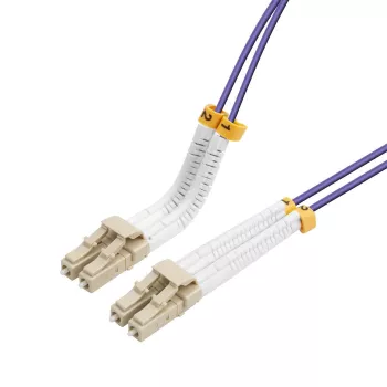 Lanview LVO2318005-FLEX InfiniBand/optiskās šķiedras kabelis 0,5 m LC LC/LC violets