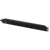 Lanview 19 collu statīva strāvas sloksne 1U 10A, 5x Schuko (LVR-3MSCH-LIC-SCH5)