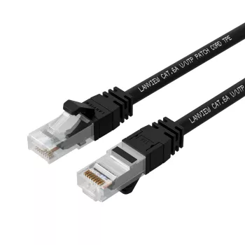 Lanview LV-SFTP6A02B tīkla kabelis, melns, 2 m, S/FTP (S-STP)