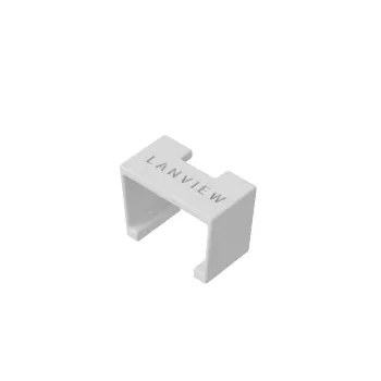 Lanview krāsu kodēšanas klipsis LVT-SC-W Plastmasa Balts 10mm 20 gab.
