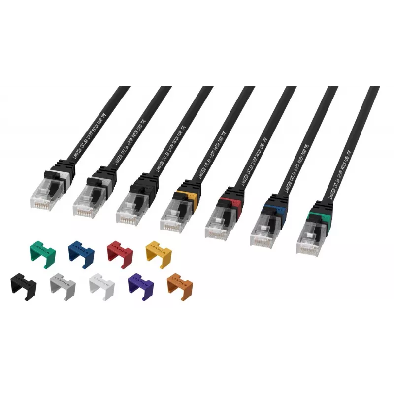 Lanview LV-UTP6A02B tīkla kabelis, melns, 2 m, S/FTP (S-STP)