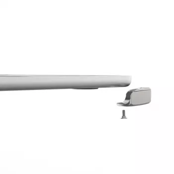 Compulocks Ledge MacBook Air 13 inch M2 un M3 ar atslēdzošu slēdzeni, sudraba