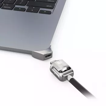 Compulocks Ledge adapteris MacBook Air 15 collu M2 M3 atslēgas kabeļa slēdzenei, sudraba krāsā