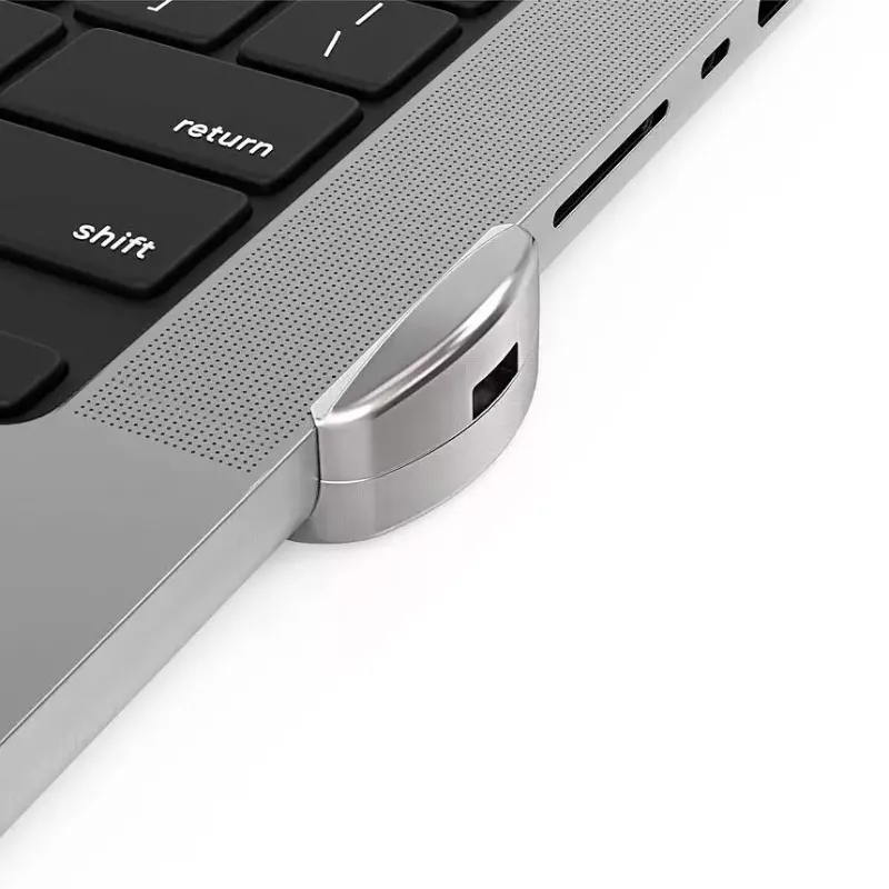 Compulocks Ledge Lock Adapter MacBook Pro 14 collu M1 M2 M3 sudrabkrāsā