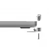 Compulocks Ledge Lock Adapter MacBook Pro 14 collu M1 M2 M3 sudrabkrāsā