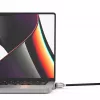 Compulocks Ledge Lock Adapter MacBook Pro 14 collu M1 M2 M3 ar atslēgas kabeļa slēdzeni, sudraba krāsā